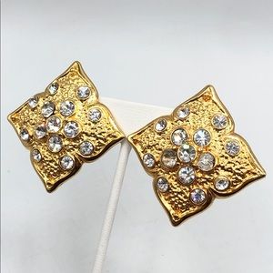 Bijoux Designs NY Gold Vintage Estate Earrings